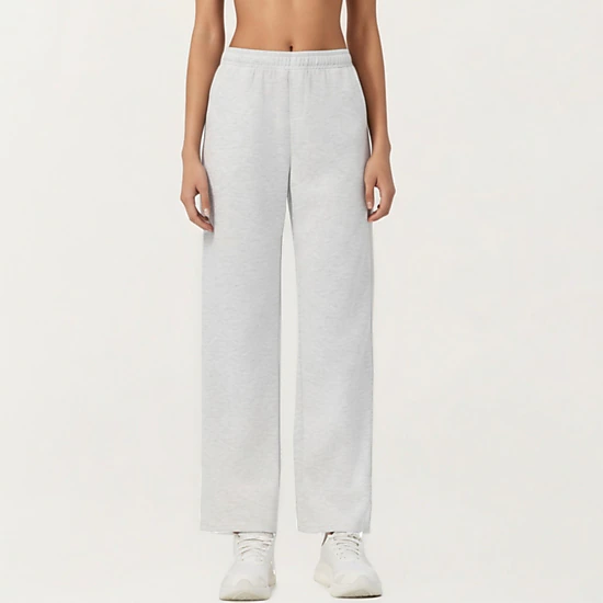 Anna-Kaci Women's High-Waist Relaxed Fit Sweatpants with Elastic Waistband and Side Pockets