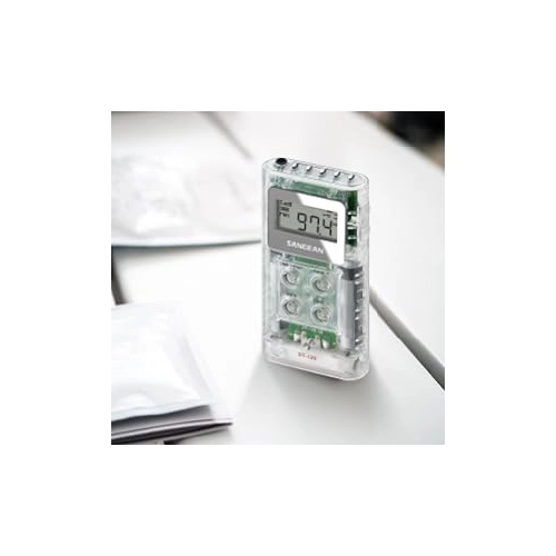 SANGEAN DT-120 Clear Pocket AM/FM Digital Radio with 15 Presets and Dynamic Bass Boost