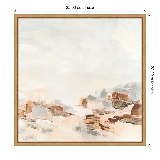 Amanti Art Liquid Sands II by June Erica Vess Framed Canvas Wall Art ...