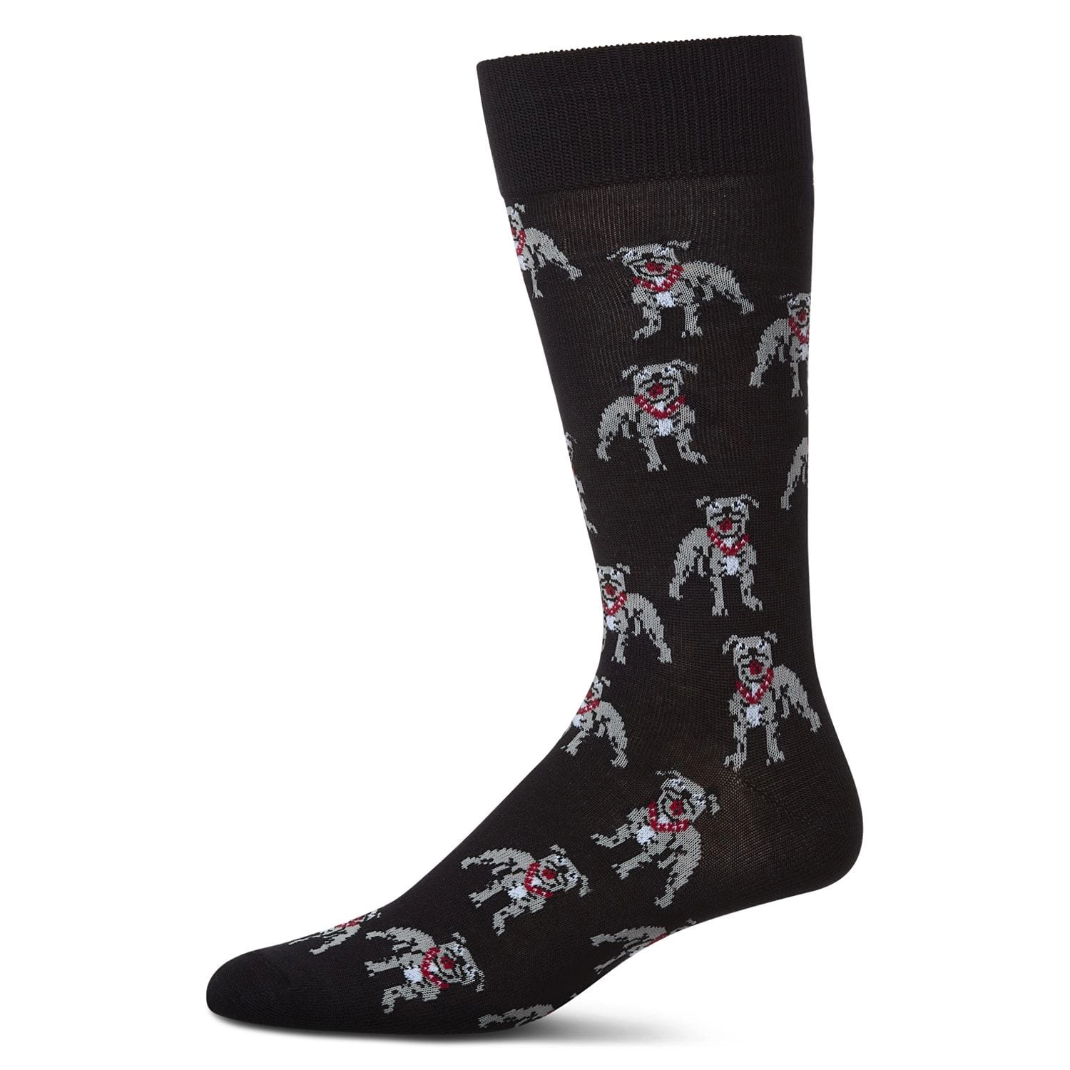 MeMoi Men's American Bully Dog Bamboo Blend Crew Socks