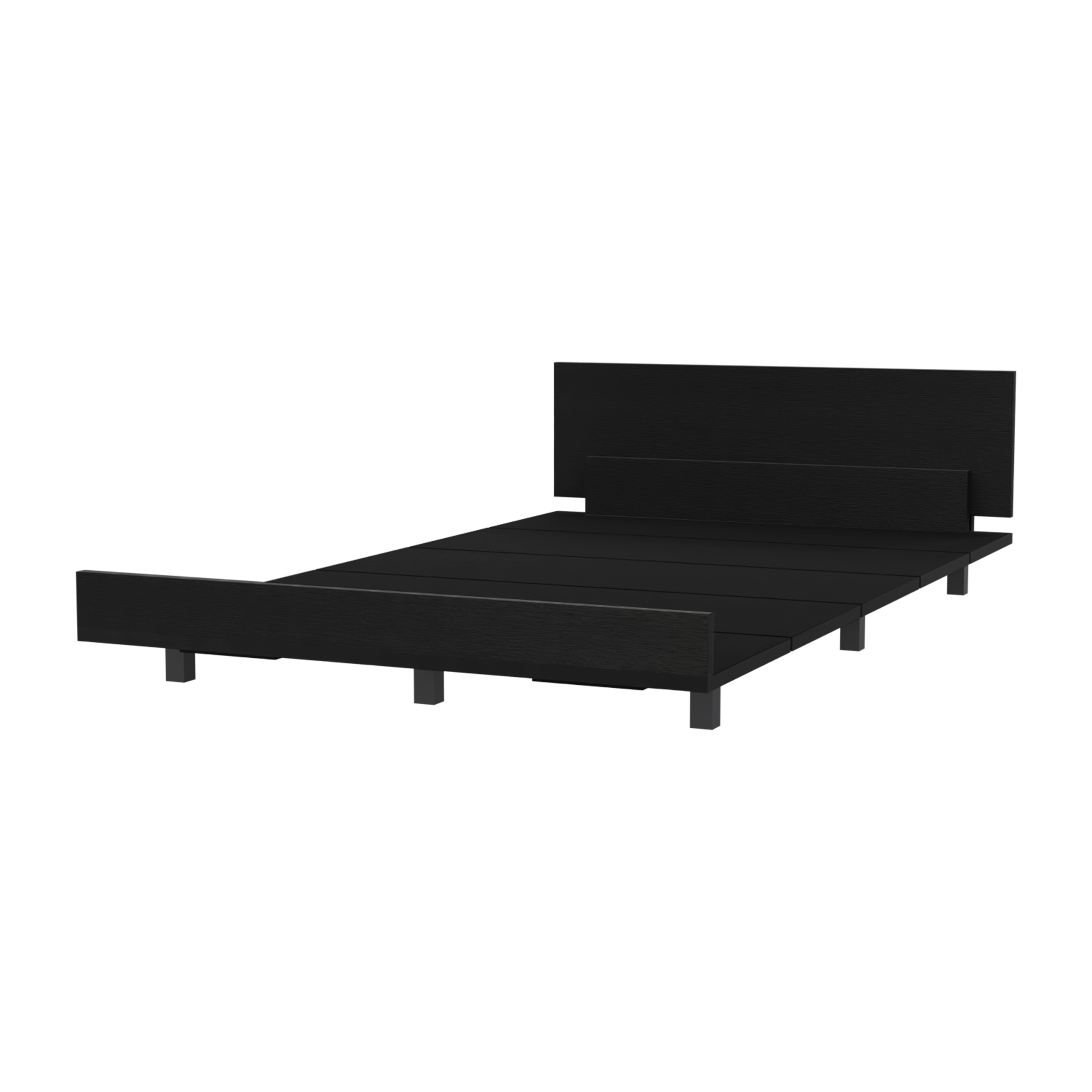 Flynama Portoalegre Twin Bed Base, Headboard