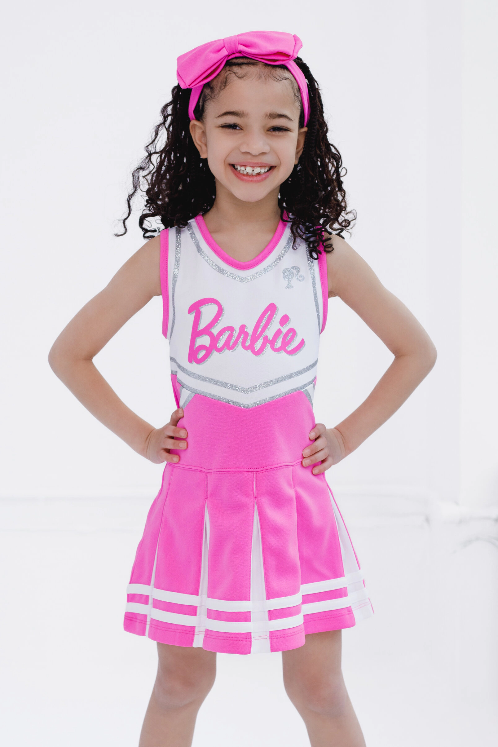 Barbie Girls' Cheerleader Dress and Headband Set