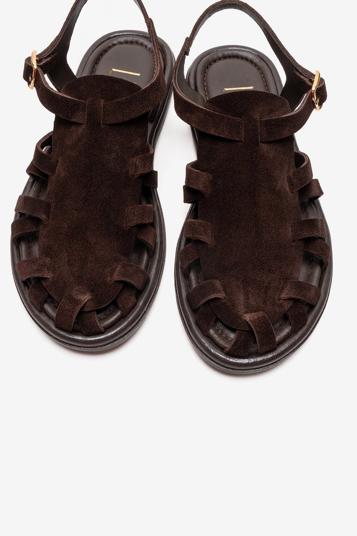 Forever & Always Womens Alone Leather Gladiator Sandals