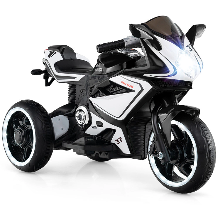 Hivvago Kids Ride on Motorcycle 6V Battery Powered Mini Electric Motorbike with LED Lights