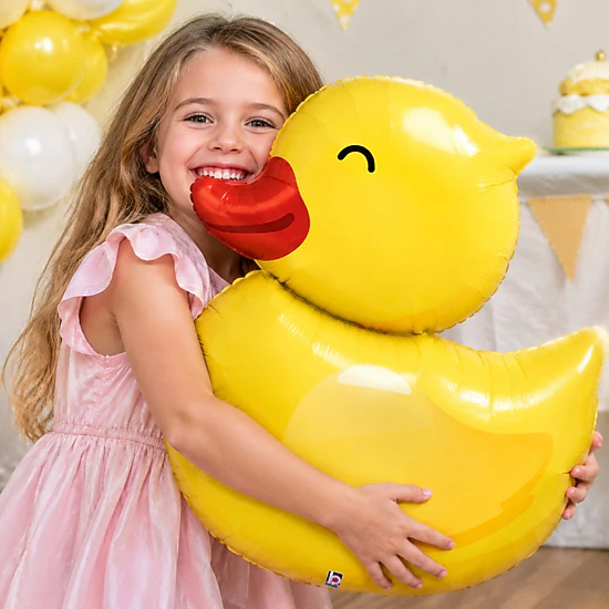 LoonBalloon 26 in Rubber Ducky Foil Balloon 5-Pack, Multicolor, Color ...