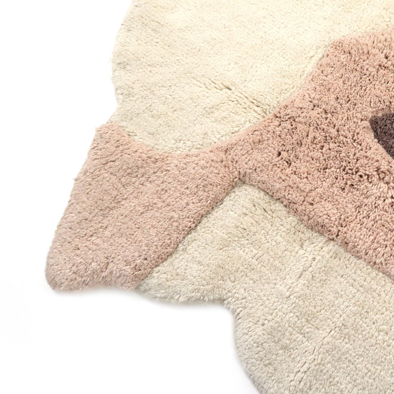 Nattiot  Washable Cotton Kid'S Bedroom Rug With A Small Sheep - Lolho