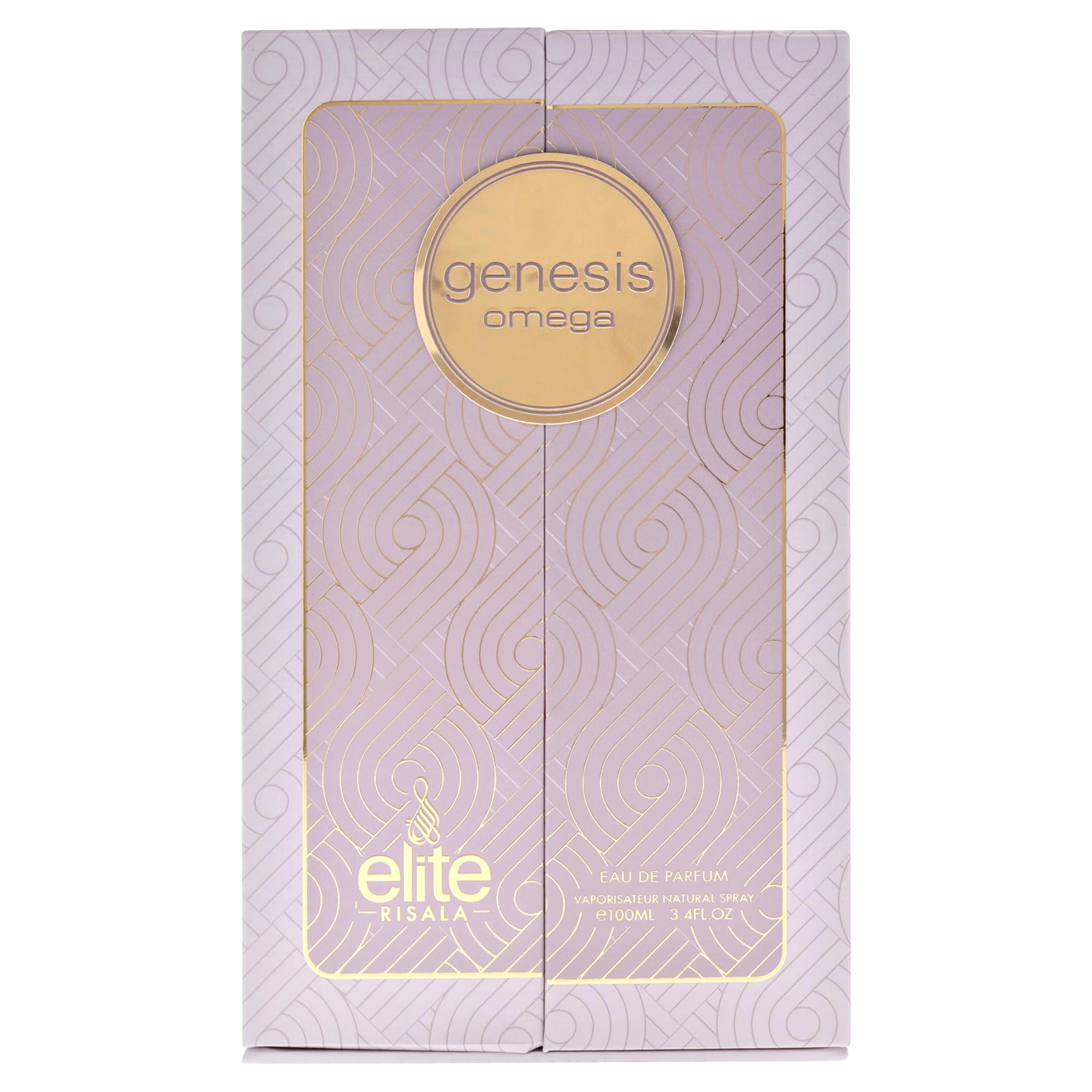 Risala Elite Genesis Omega Eau de Parfum for Men, Woody Aromatic Aquatic 3.4 oz Spray