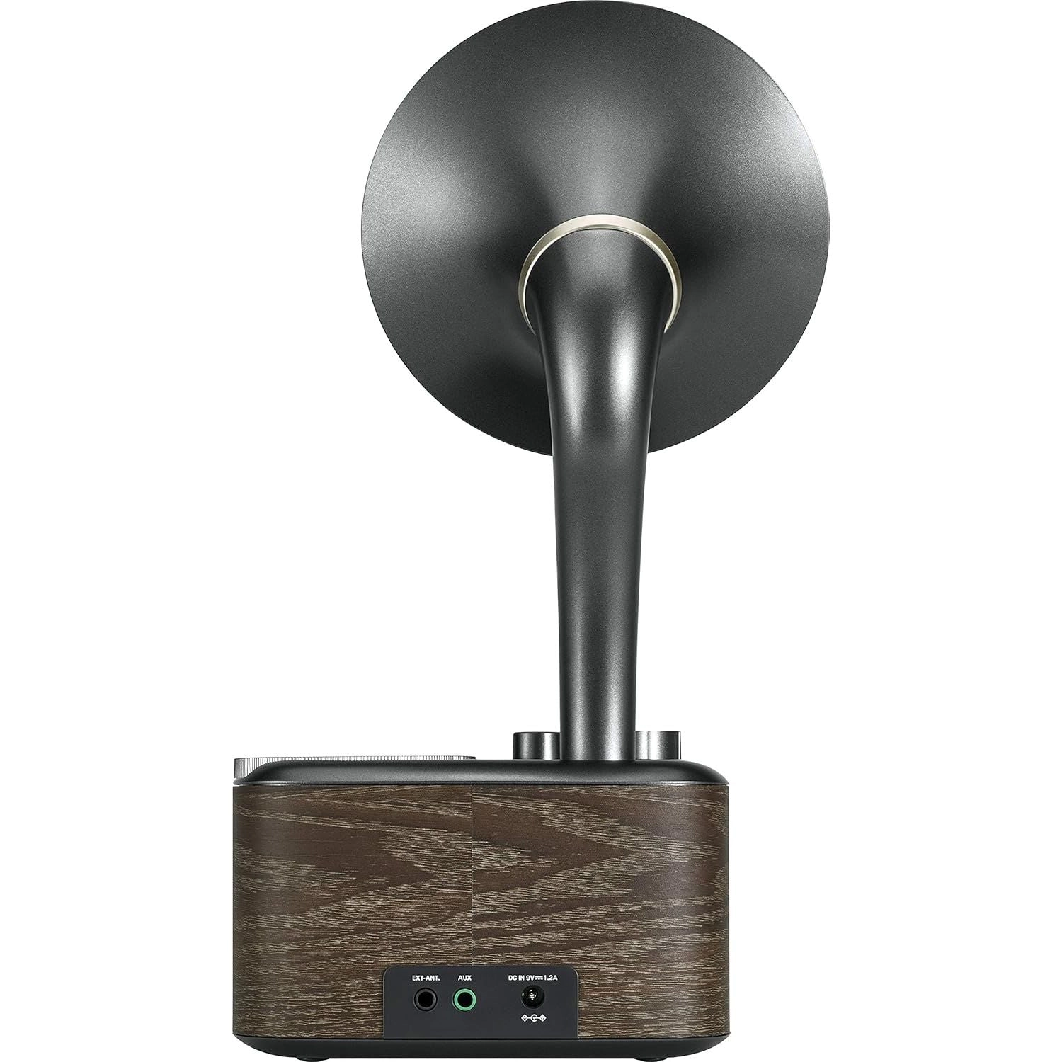 SANGEAN CP-100 Retro Gramophone AM/FM Radio with Bluetooth and AUX, Walnut