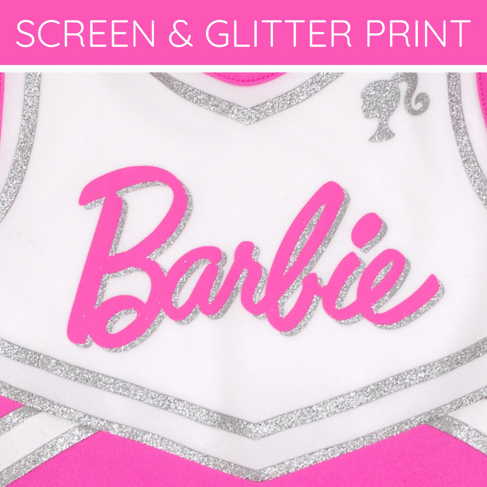 Barbie Girls' Cheerleader Dress and Headband Set