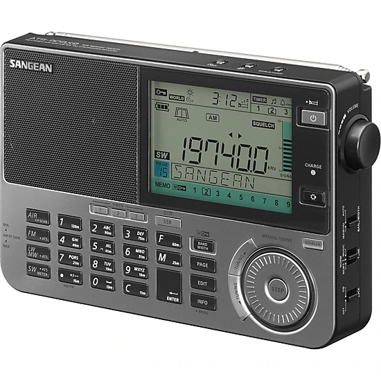 SANGEAN ATS-909X2 Multi-Band World Receiver - FM/SW/MW/LW/Air with SSB and Memory Presets