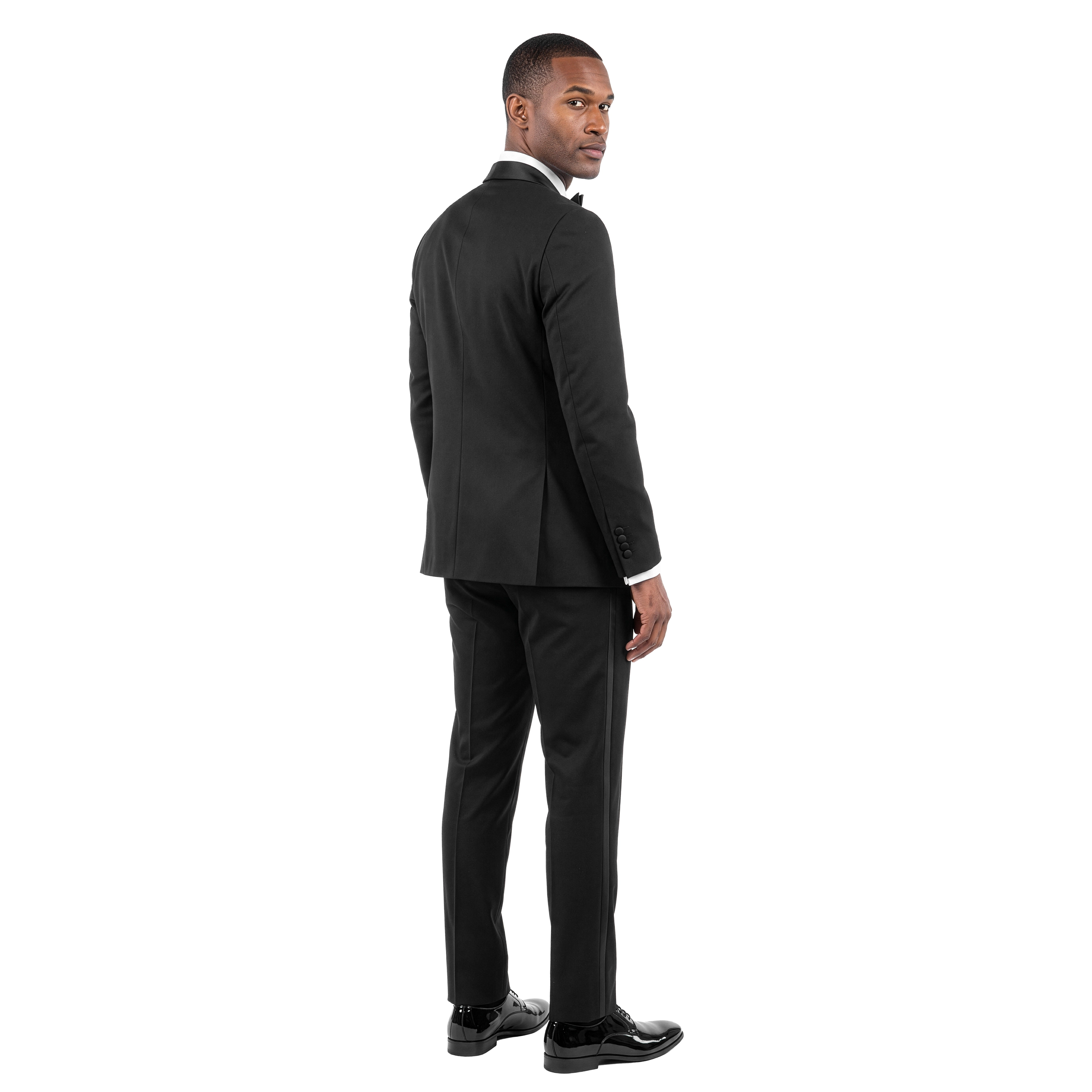 Zegarie Men's Tailored Fit Tuxedo Separates Jacket Only, Satin Shawl Collar
