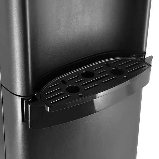 MegaChef Bottom Load Hot and Cold Water Dispenser in Black