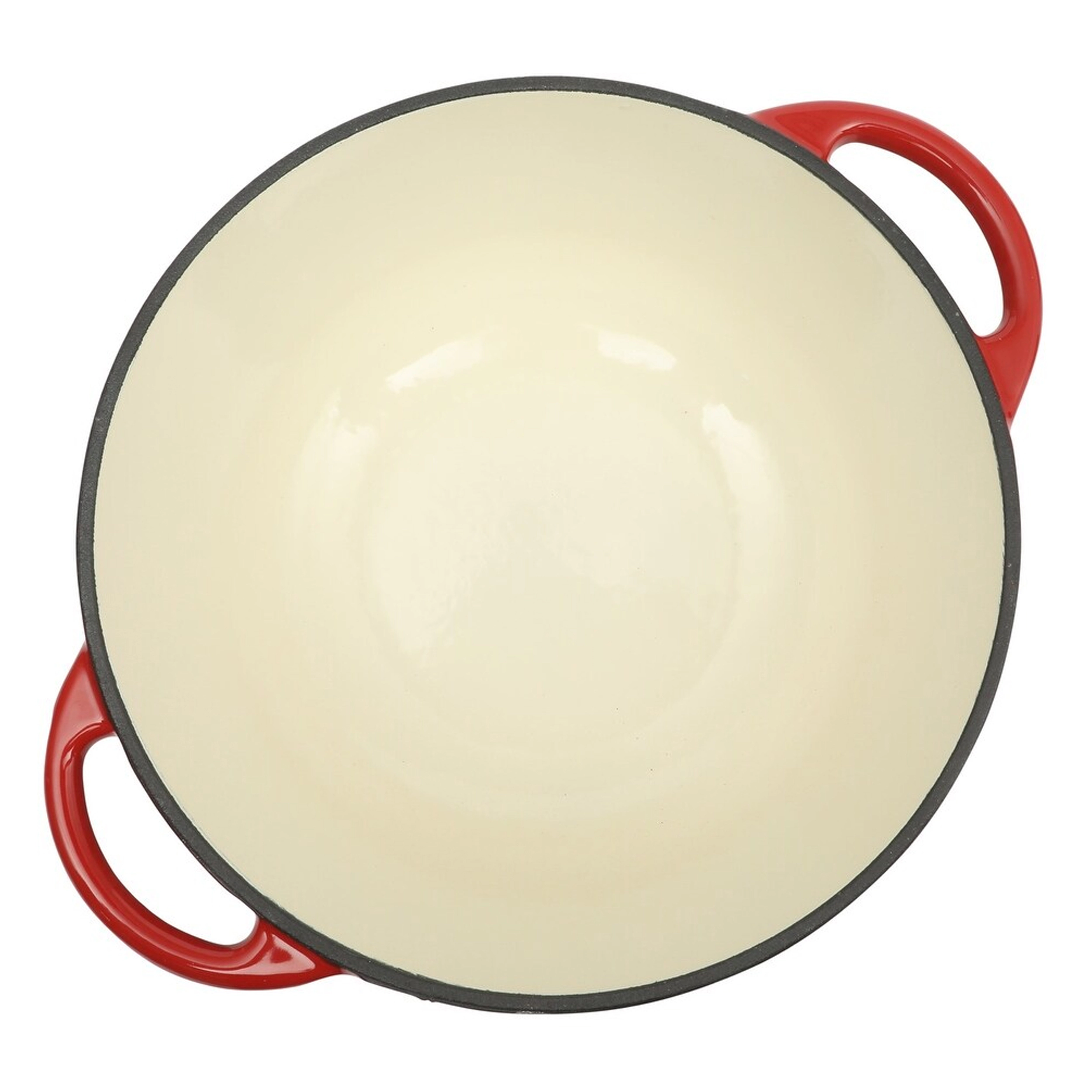Gibson Home Addlestone 2.65 Quart Enameled Cast Iron Dutch Oven with Lid in Red