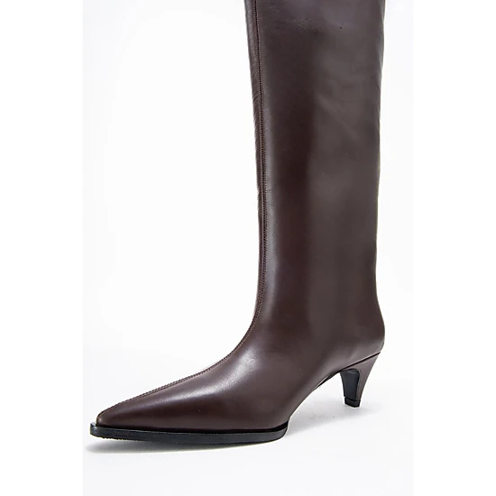 Forever & Always Womens Siora Leather Knee High Boots