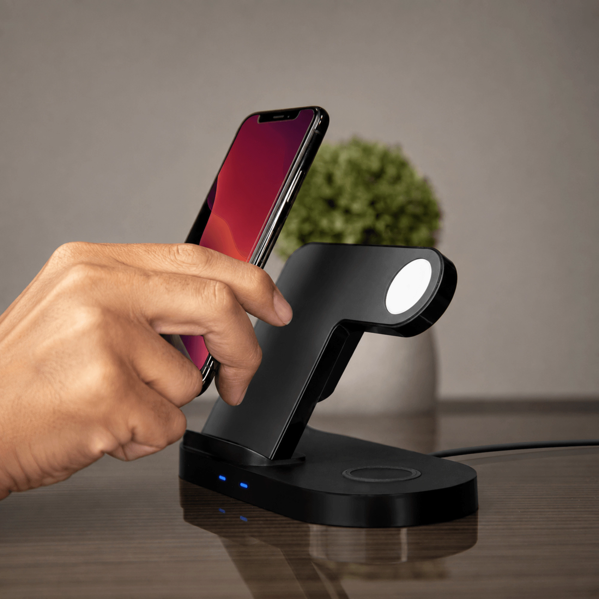 HyperGear 3-in-1 Wireless Charging Dock