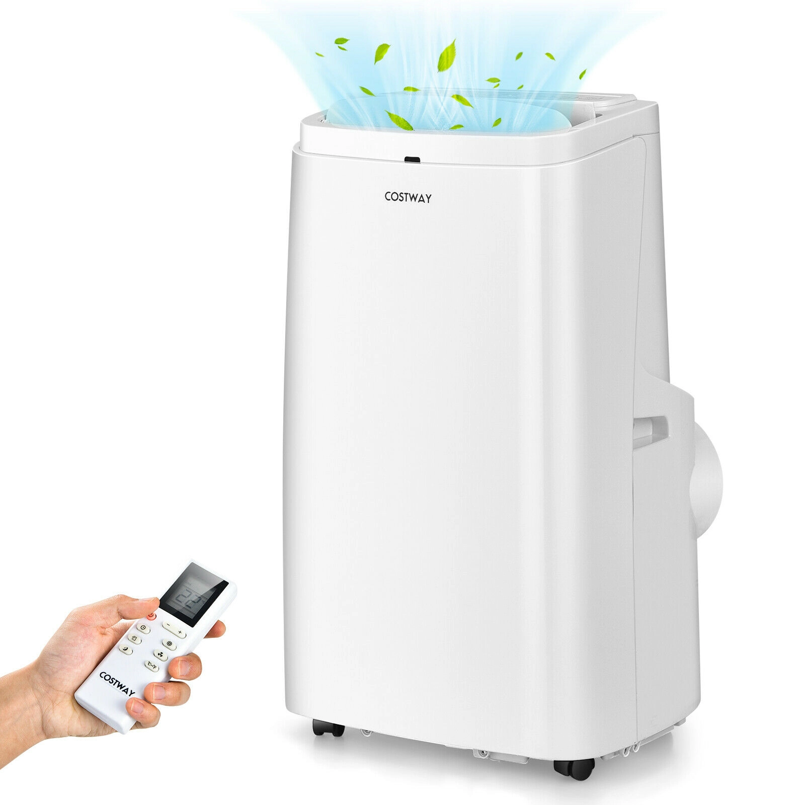 LJG 9000BTU 3-in-1 Portable Air Conditioner with Remote