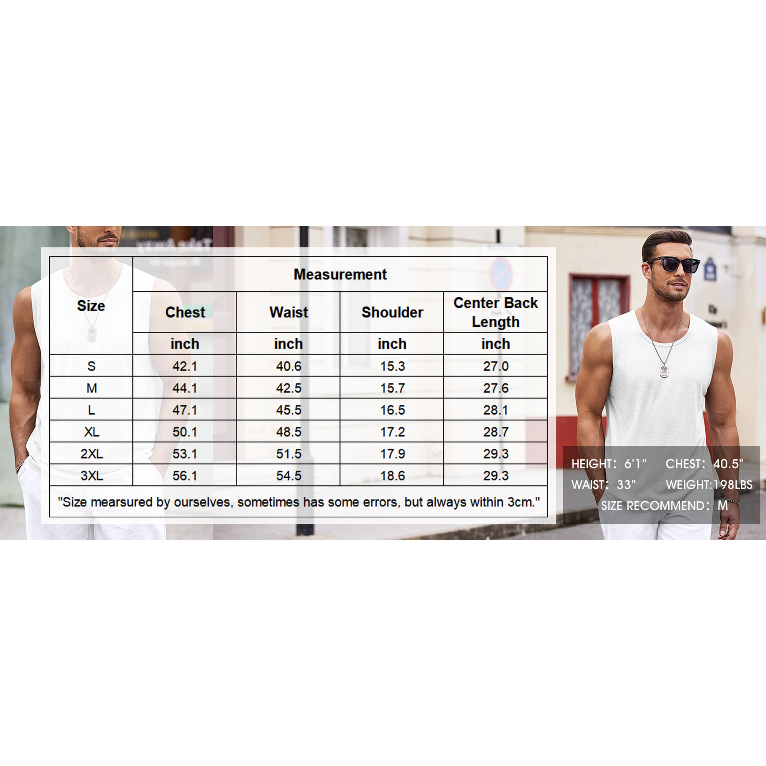 COOFANDY Men's Regular Fit Round Neck Sleeveless Gym Training Tank Top