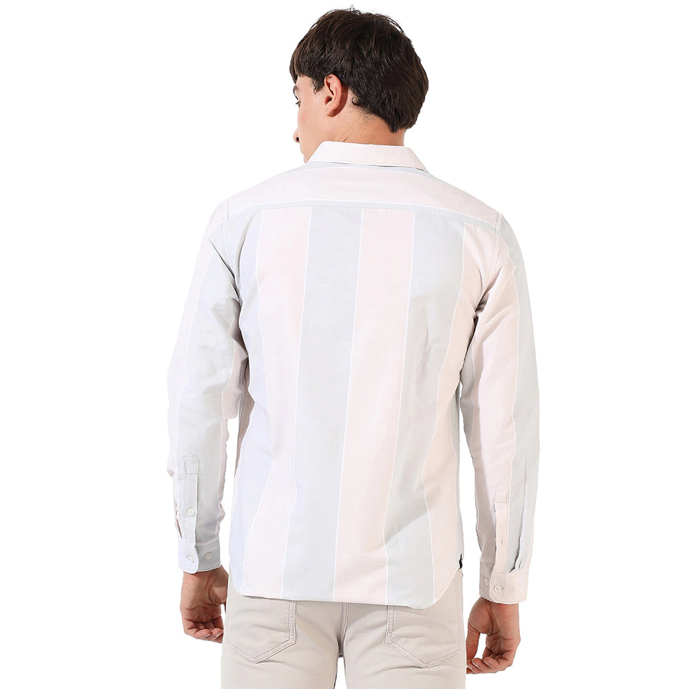 Men's Striped Casual Shirt