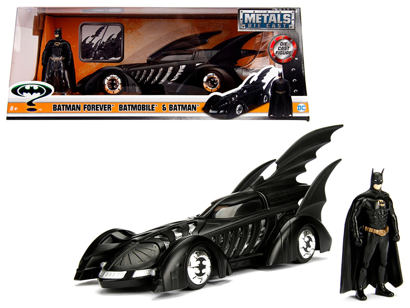 Jada 1995 Batman Forever Batmobile with Diecast Batman Figure 1/24 Diecast Model Car by Jada