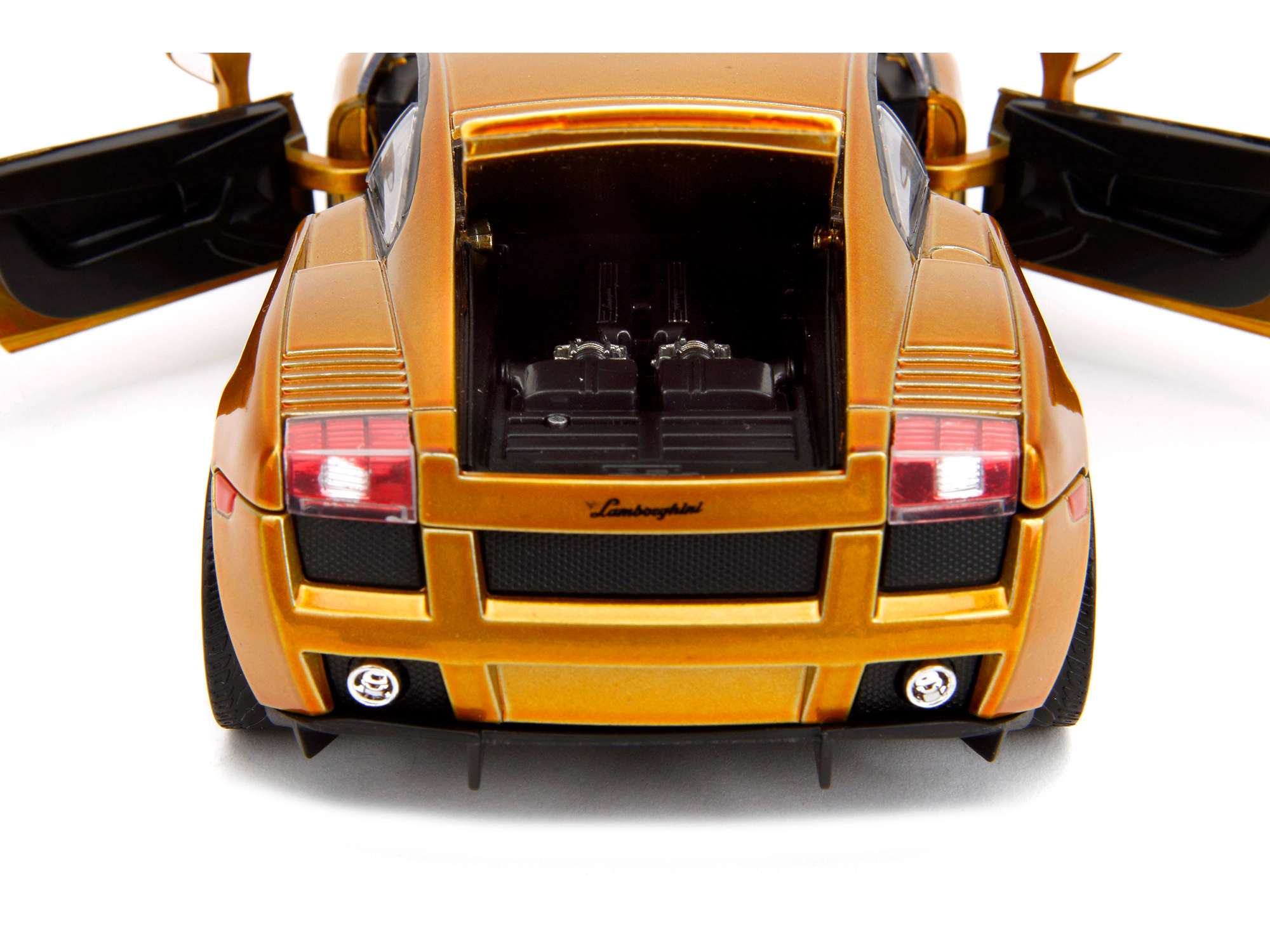 Jada Lamborghini Gallardo Gold Metallic "Fast X" (2023) Movie "Fast & Furious" Series 1/24 Diecast Model Car by Jada