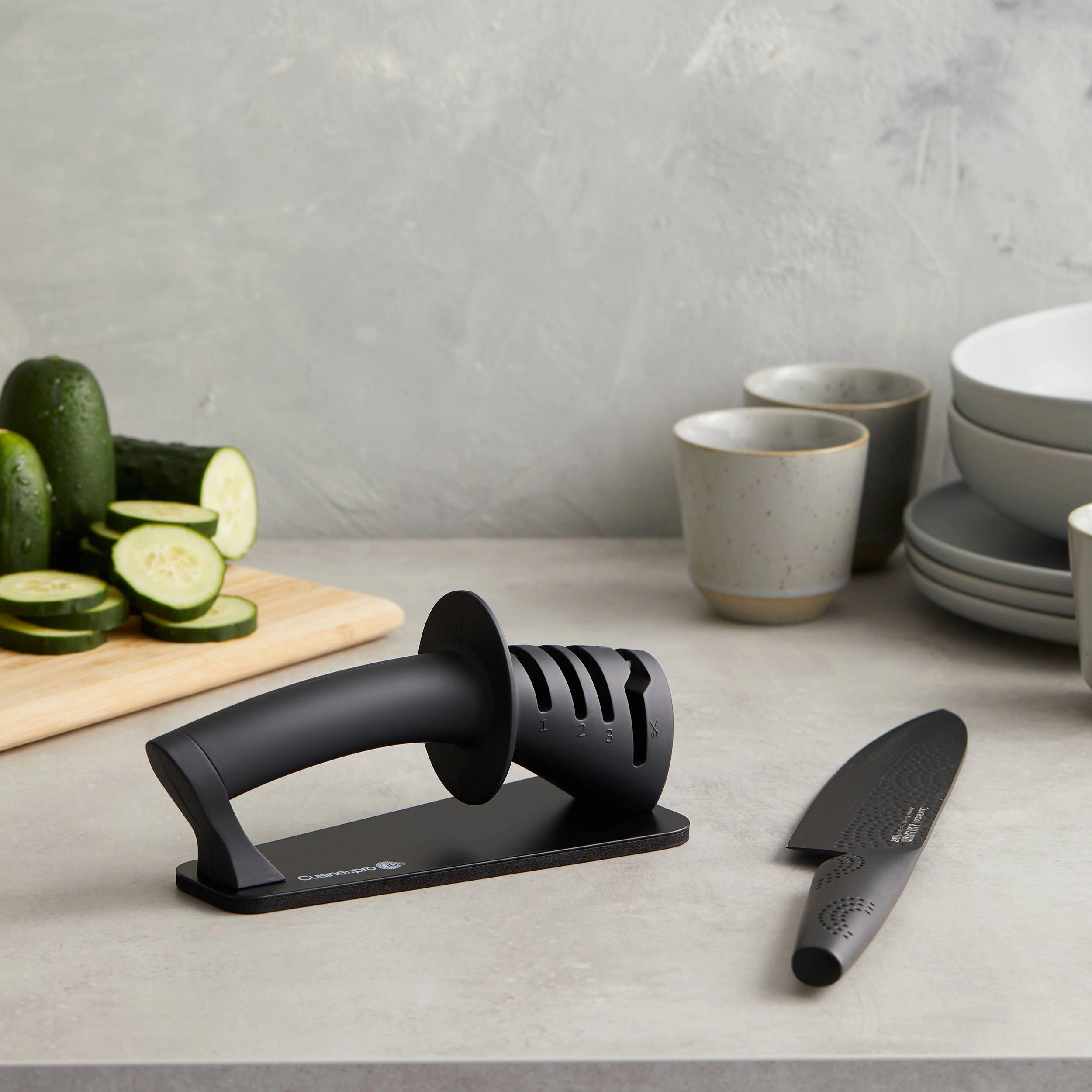 Cuisine::pro® iD3® BLACK SAMURAI Knife Sharpener
