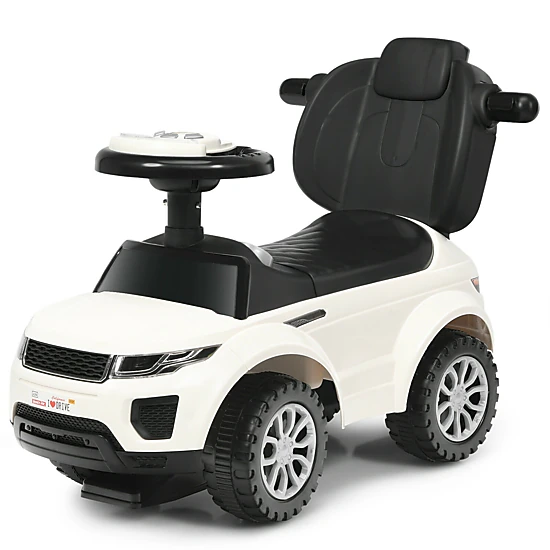 SUGIFT 3-in-1 Ride-On Push Car Toddler Stroller Sliding Car 35-in Frame ...