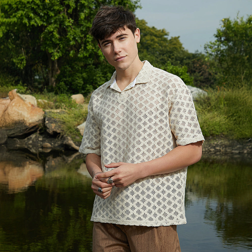 Oblique Oversized Polo T-Shirt