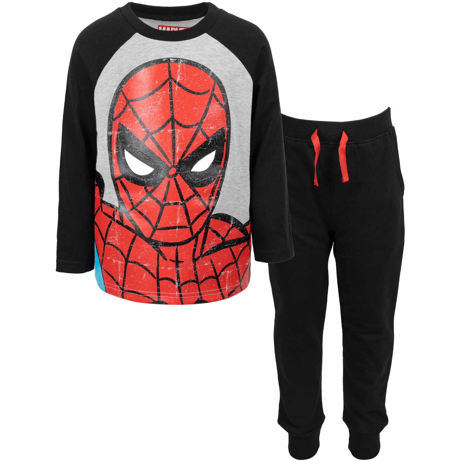 Marvel Spider-Man Boys' 2-Piece Long Sleeve Tee and Joggers Set