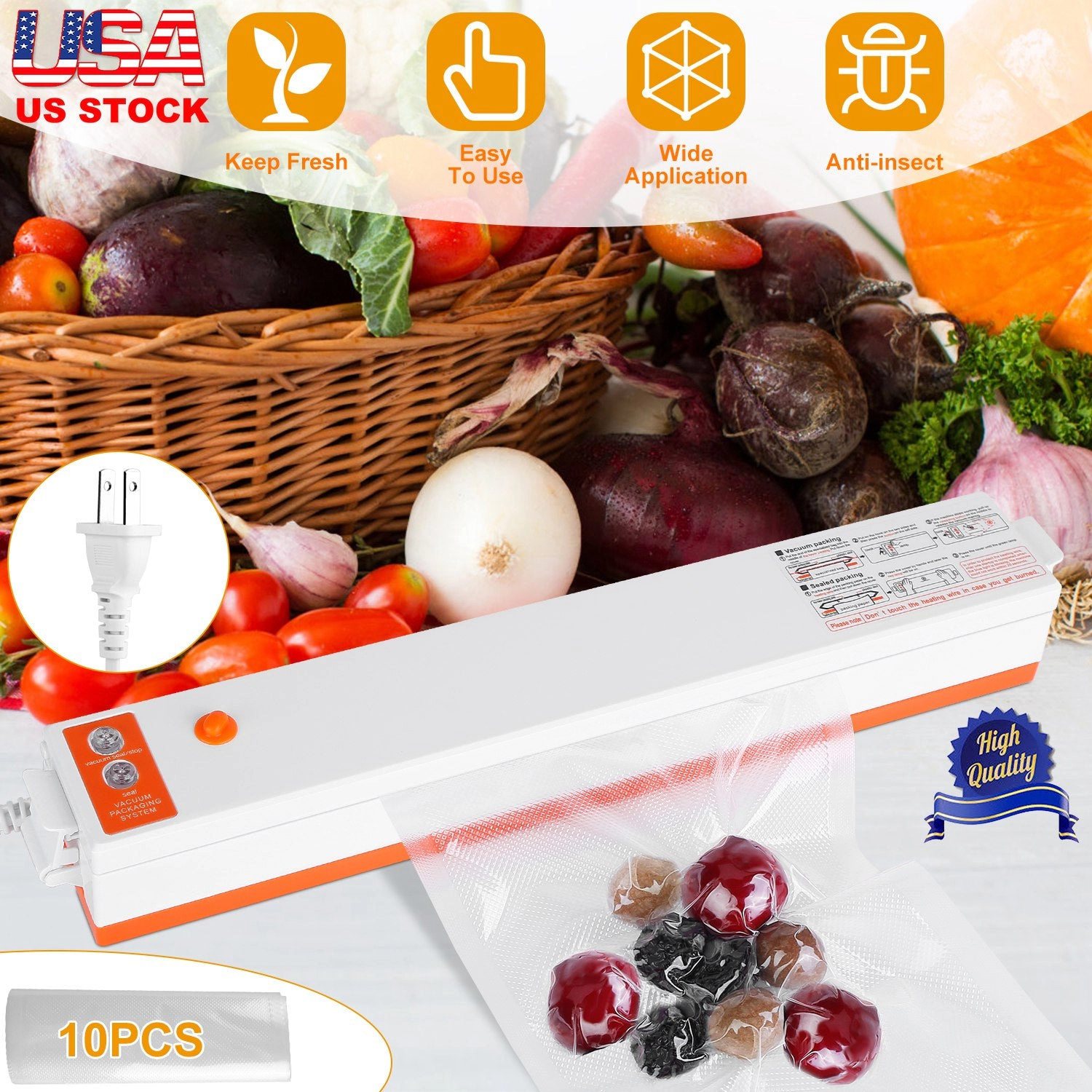 GBruno Automatic Electric Vacuum Sealer Machine