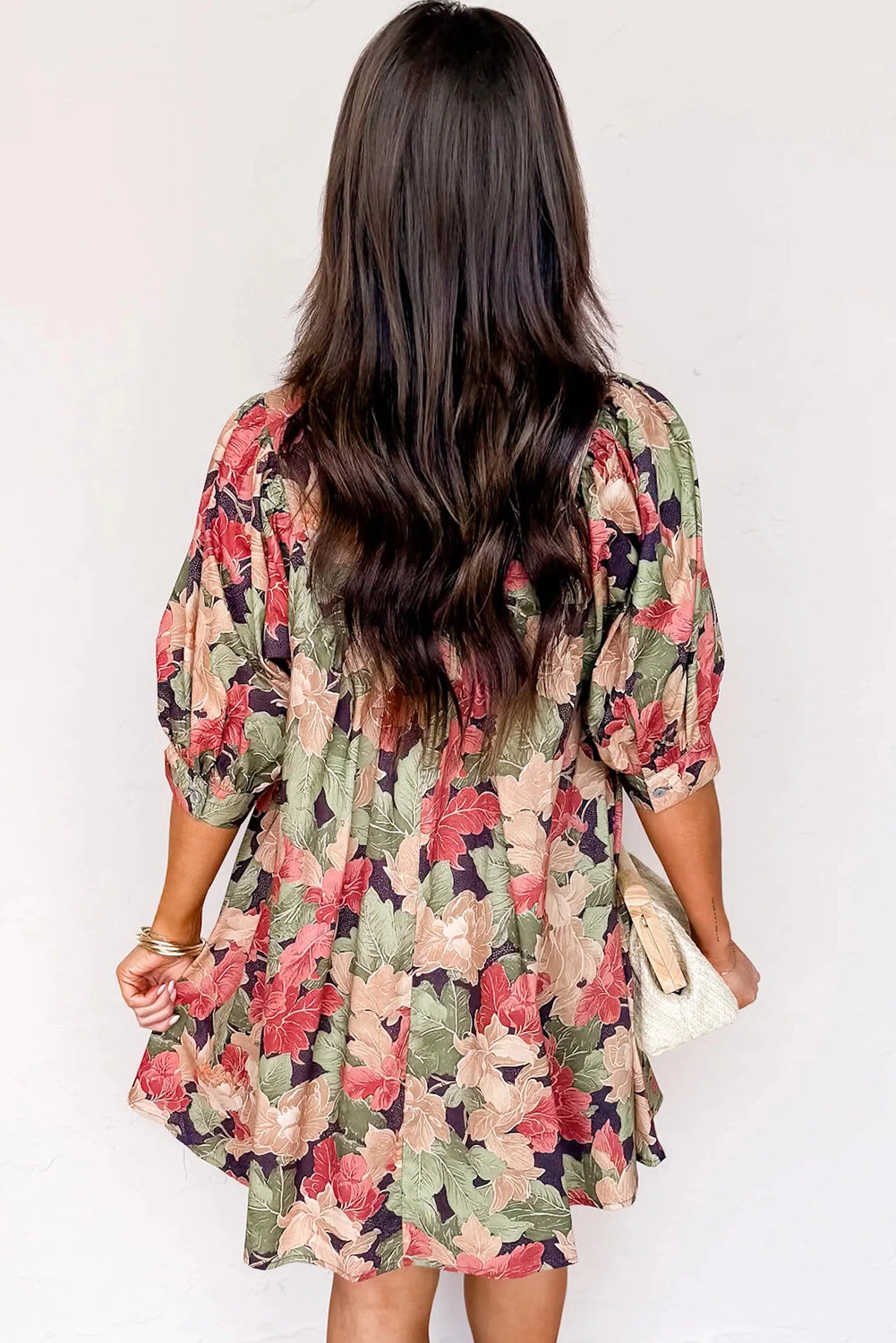 Threaded Pear Women's Annika Half Sleeve Mini Dress