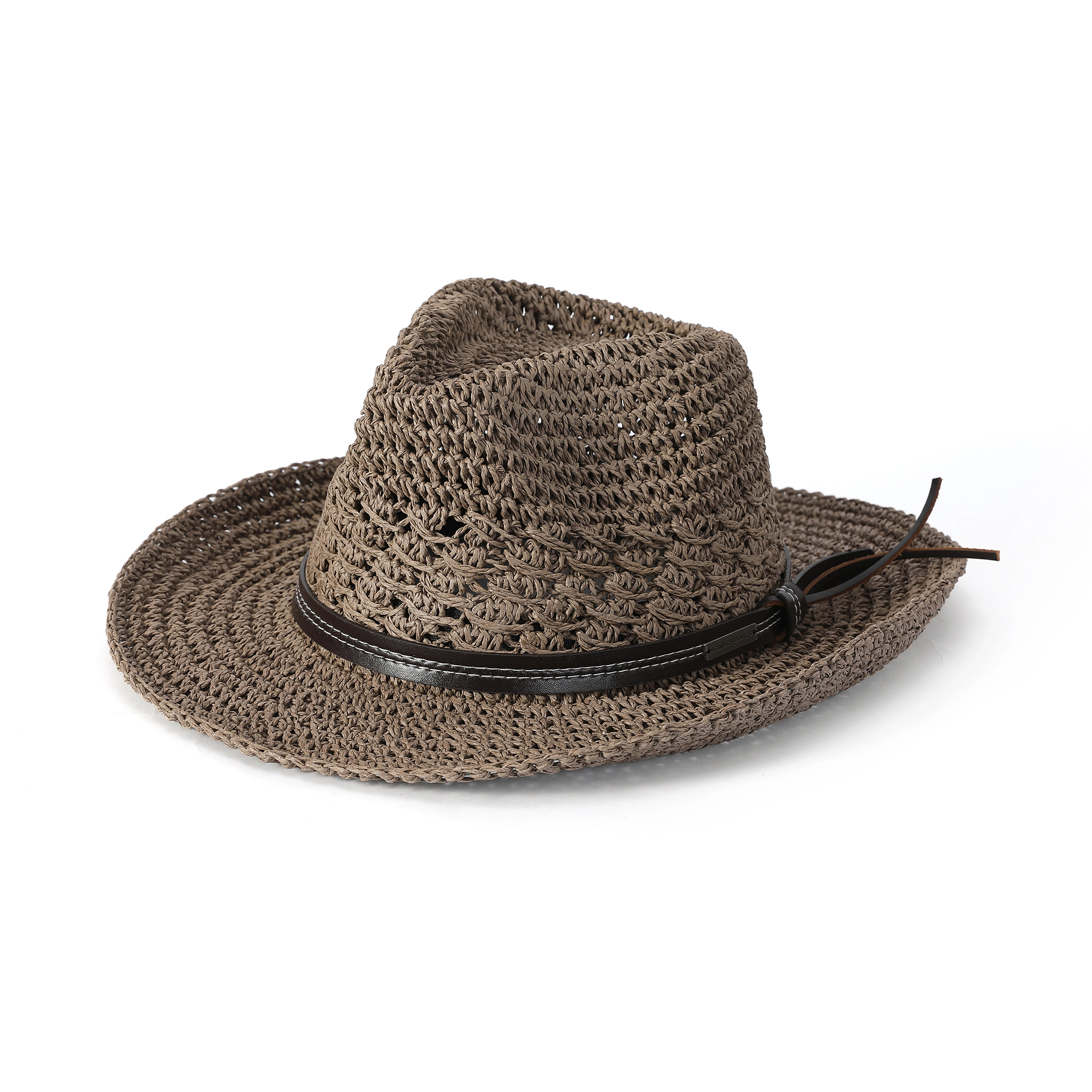 Lakota Straw Cowgirl Western Hat - 100% Paper Straw, Open Weave Crown, UPF 50+