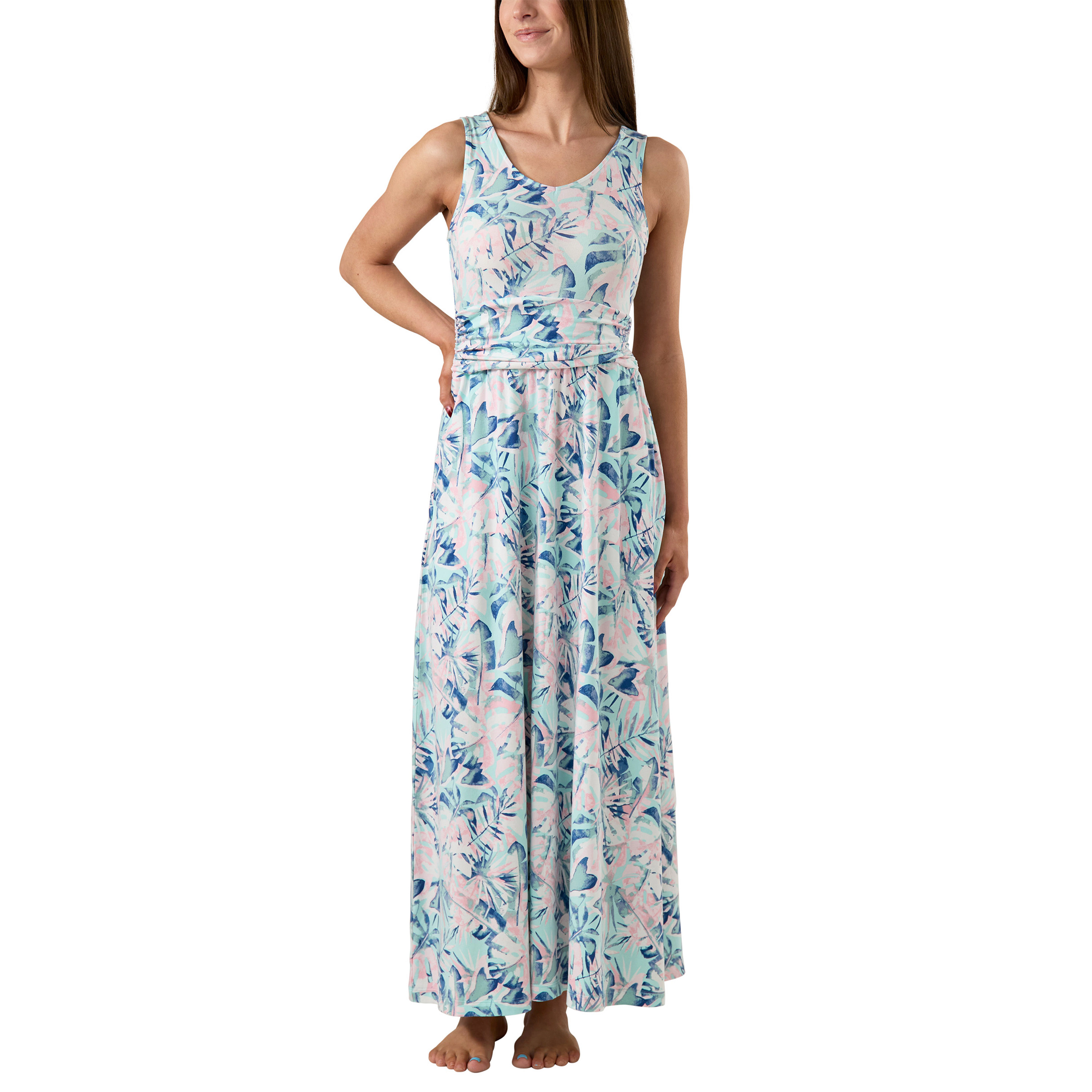 UV Skinz Women's V-Neck Maxi Dress