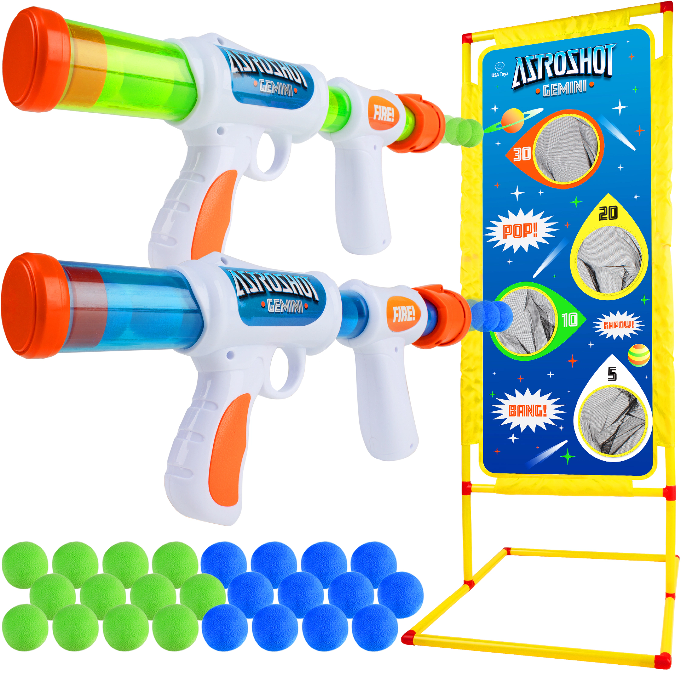 USA Toyz Astroshot Gemini Target Games for Kids - 2pk