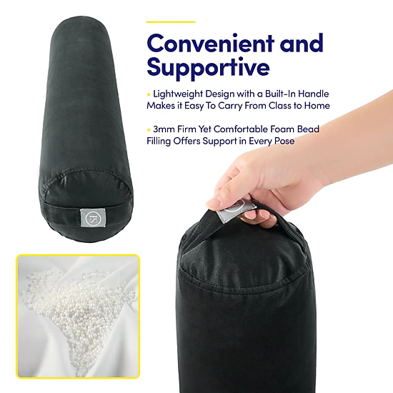 Sweet Home Collection Yoga Bolster Meditation Pillow
