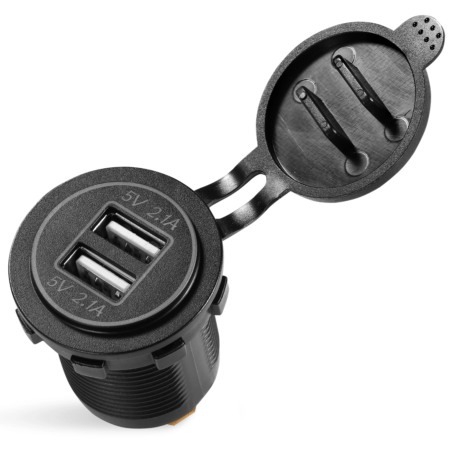 GBruno Waterproof Dual USB Car Charger Adapter
