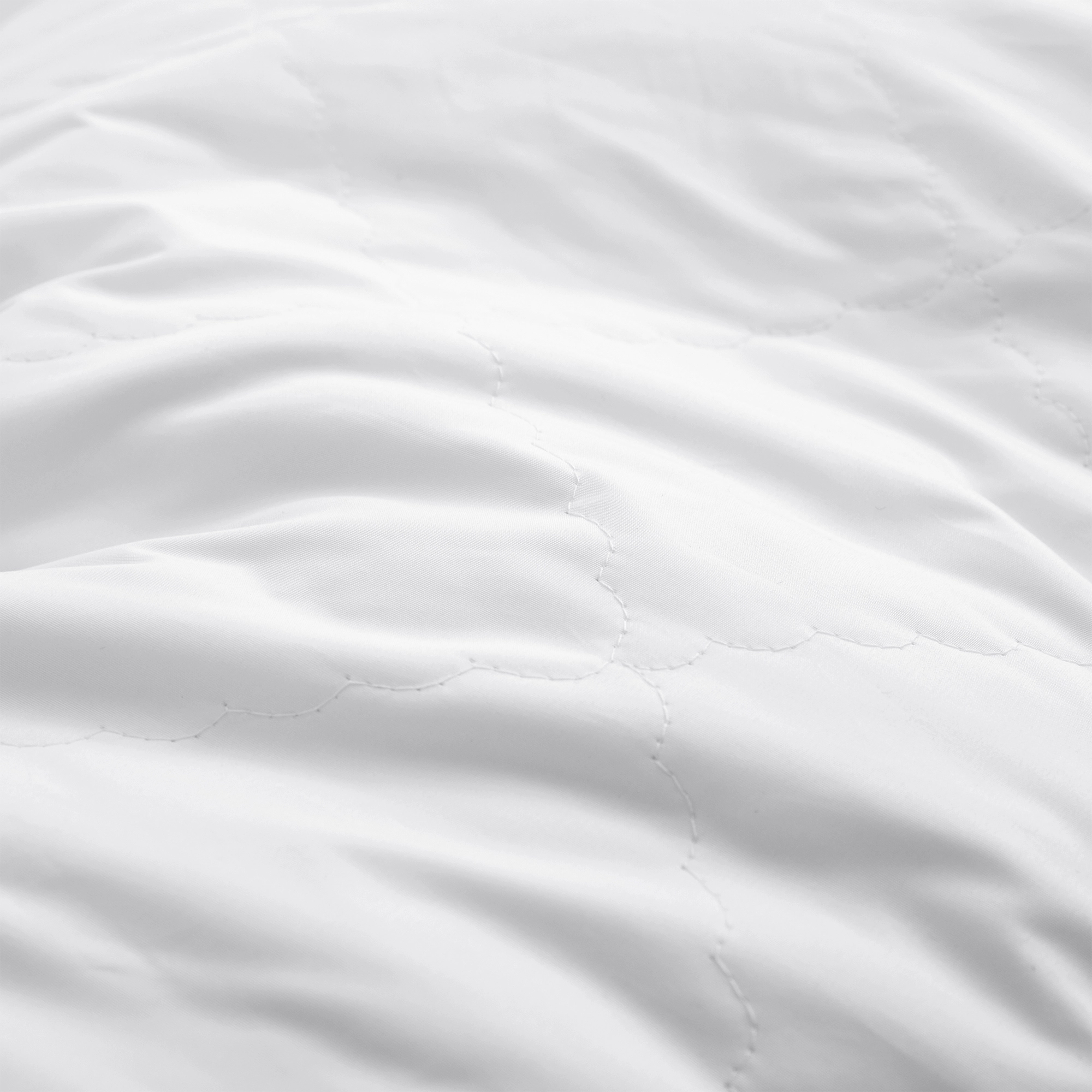 Unikome Biscuit Quilted Feather Bed Pillow Set of 2 Medium Firm