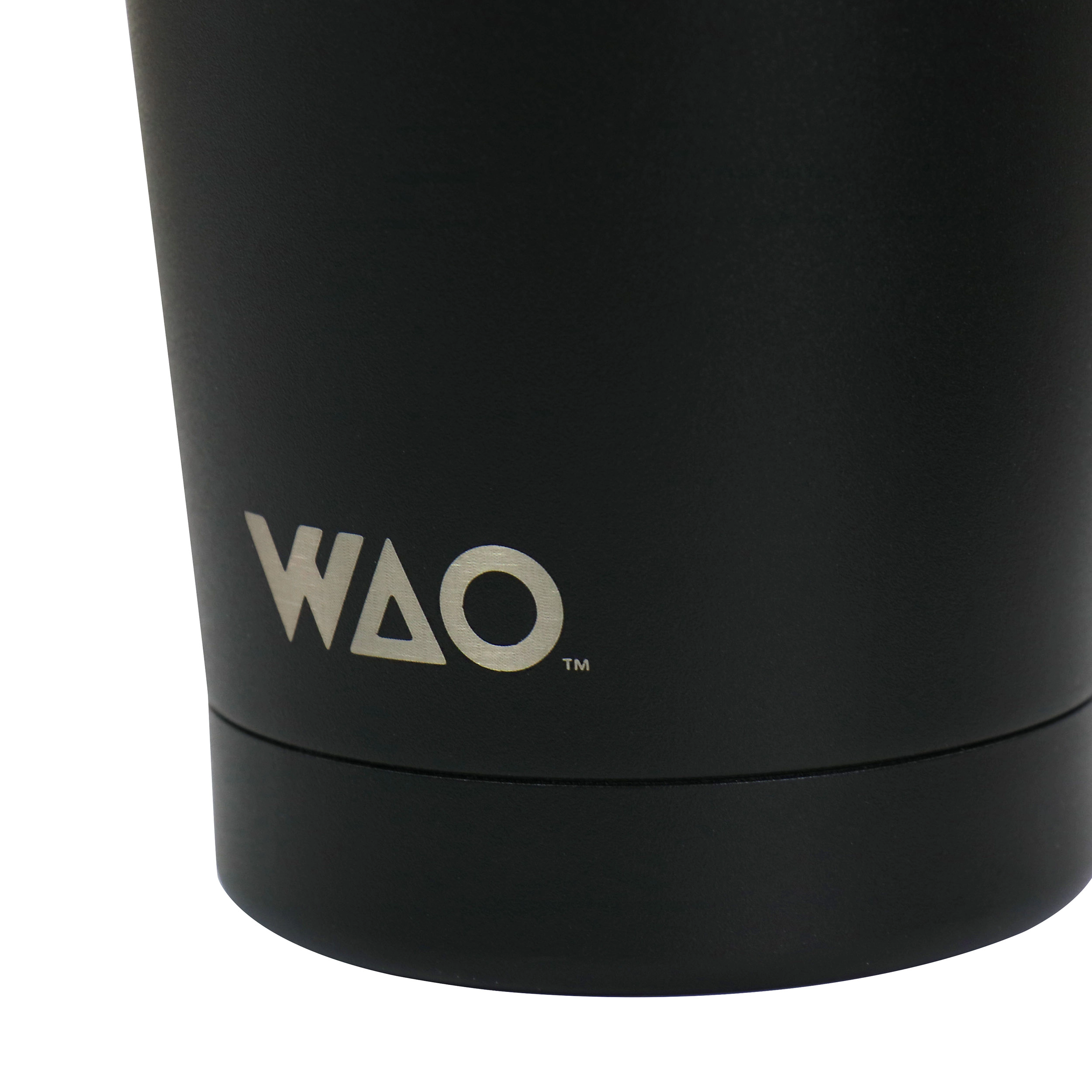 WAO 18oz  Thermal Tumbler with Acrylic Lid in Matte Black