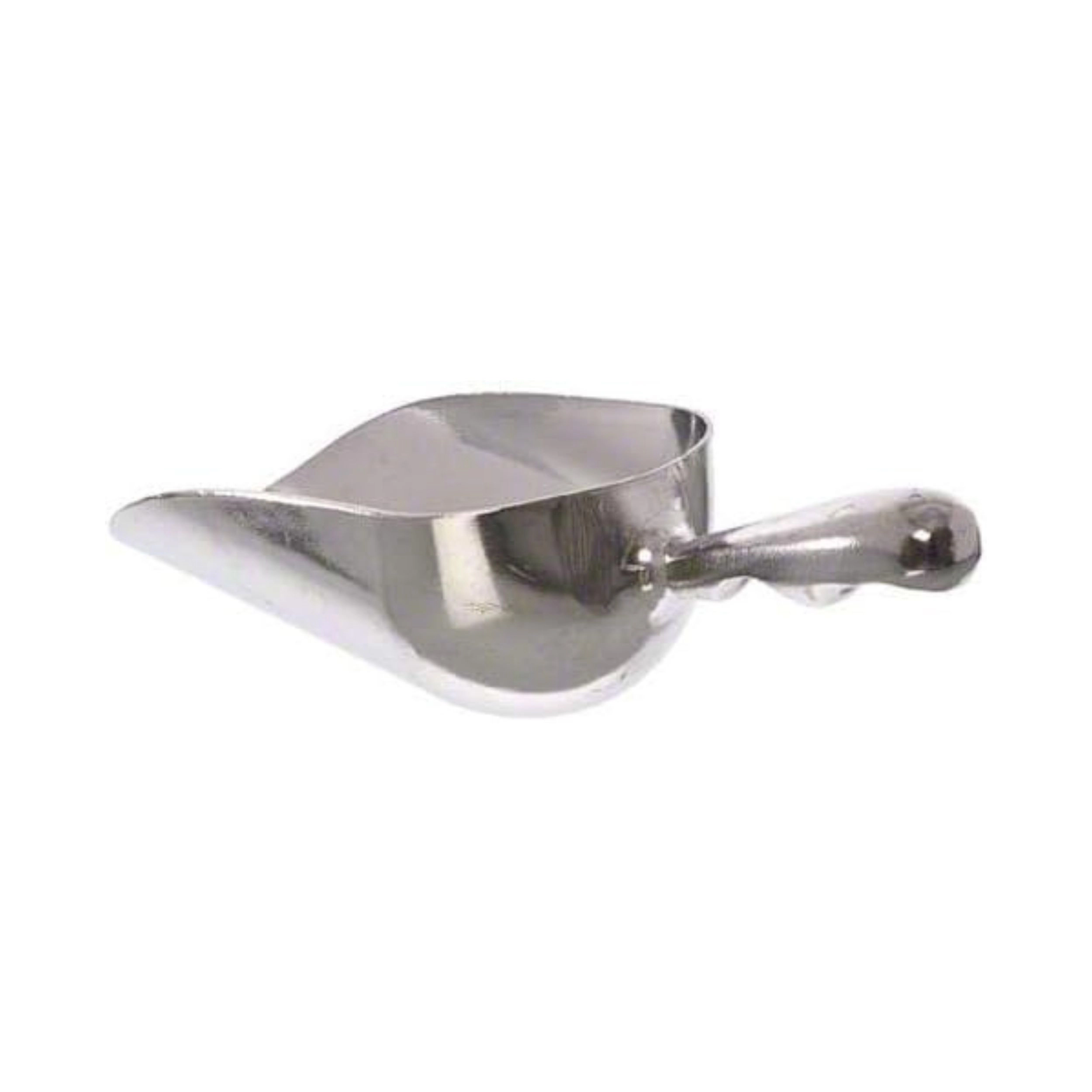 Stock Preferred Set of 2 Cast Aluminum 12 oz Ice Scoops for Ice Dry Goods Candy and Spices