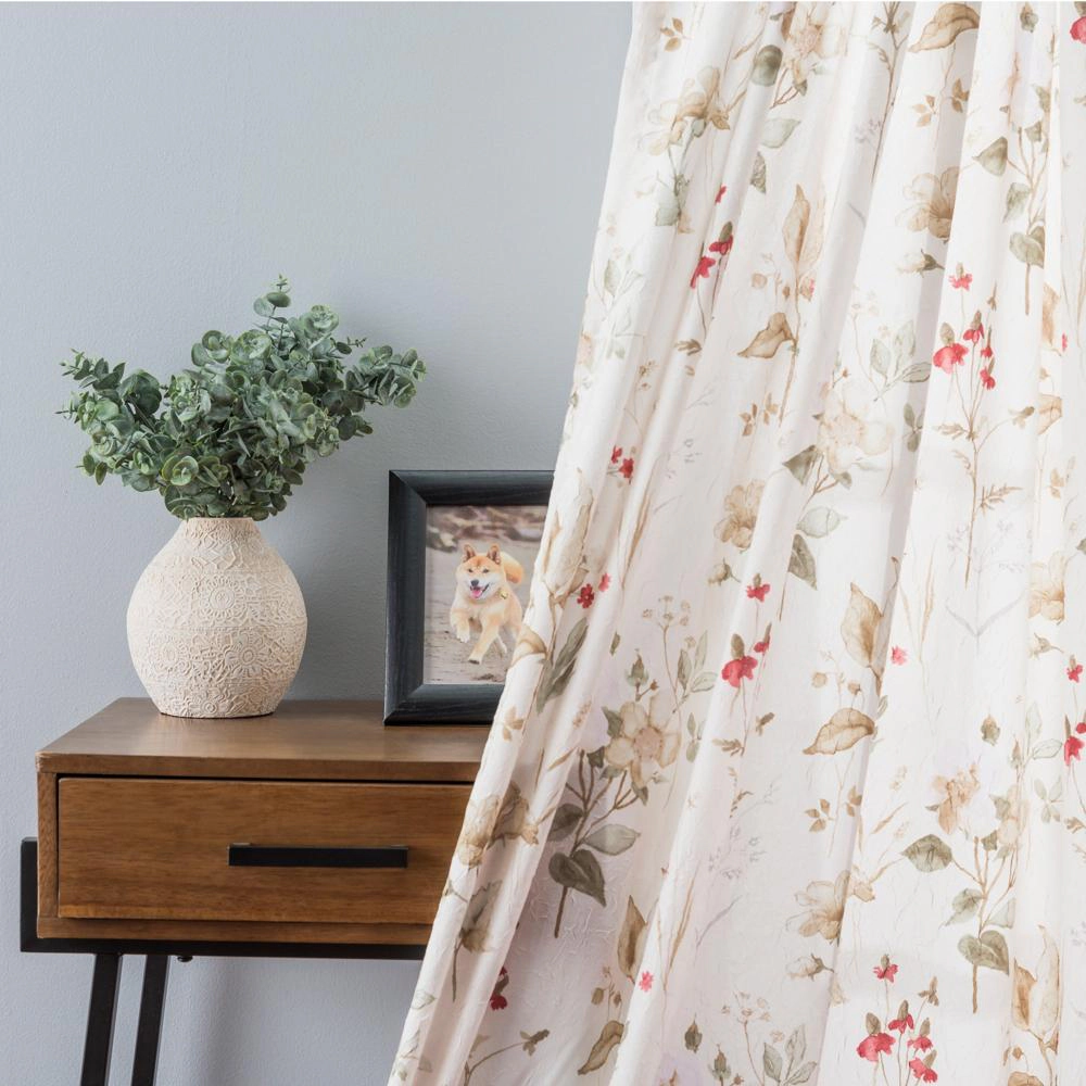 Ellis Curtain Sophia Rod Pocket Tailored Panel - 48x84", Multi