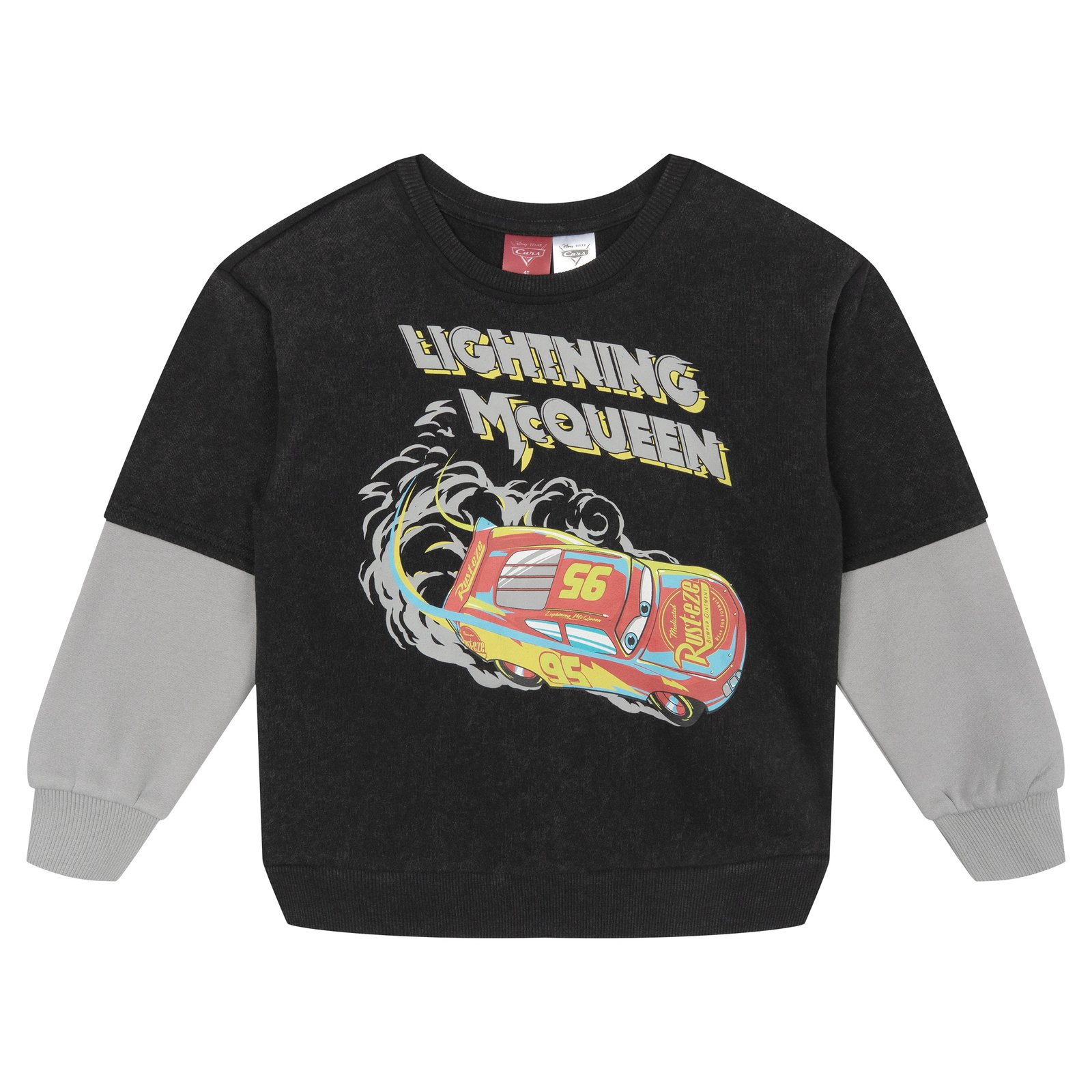 Disney Cars Lightning McQueen Boys' Fleece 2-Piece Sweatshirt and Pants Set