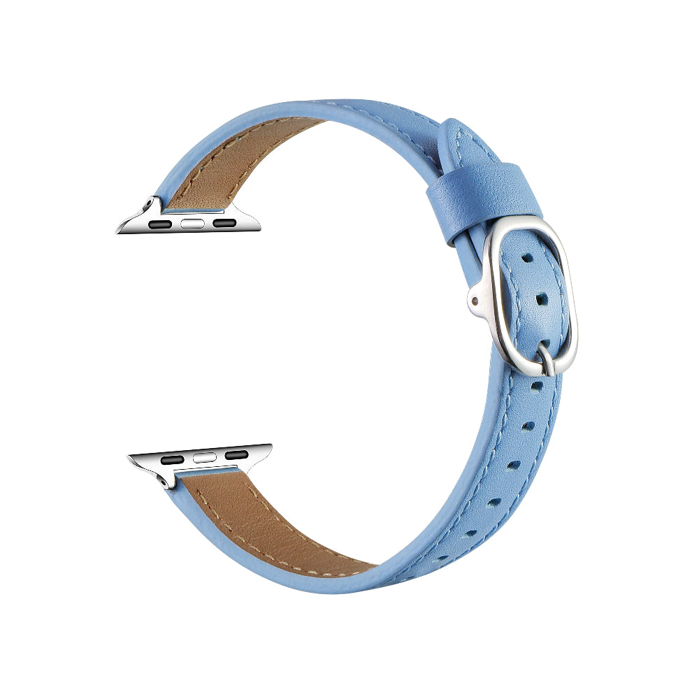 Posh Tech Womens Carmen Skinny Leather Band for Apple Watch