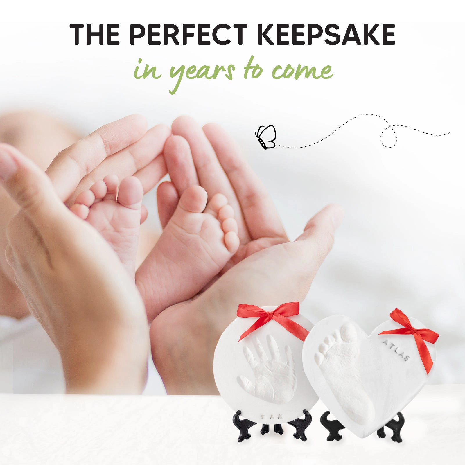 KeaBabies Adore Ornament Keepsake Kit