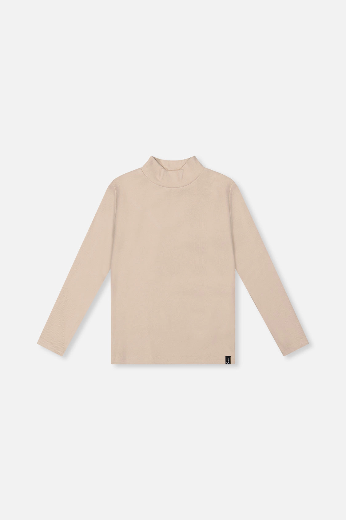Deux par Girls Brushed Rib Mock Neck Top