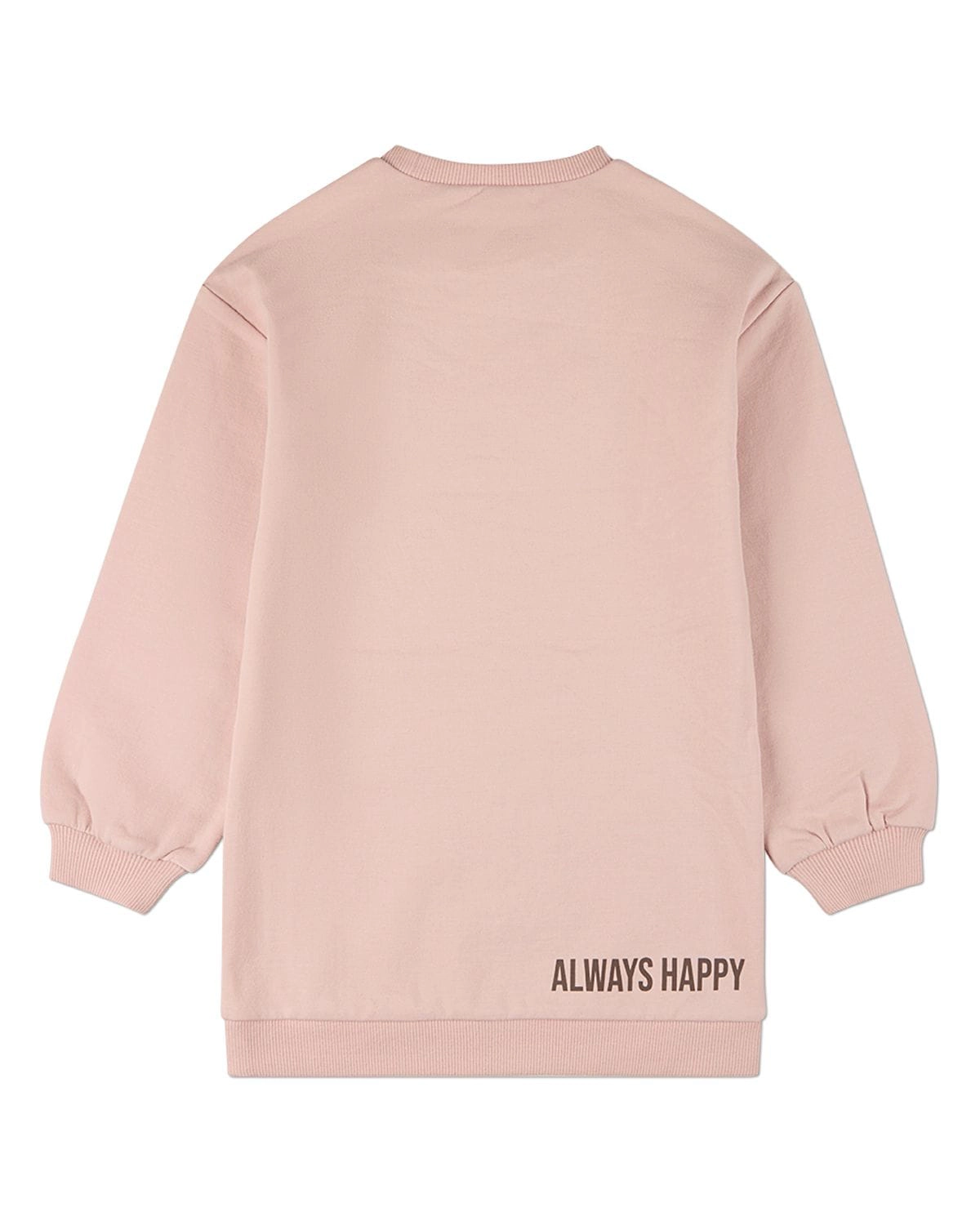 MeMoi Kids Girls "Smiles All Around" Cotton-Rich Fleece Sweatshirt Dress