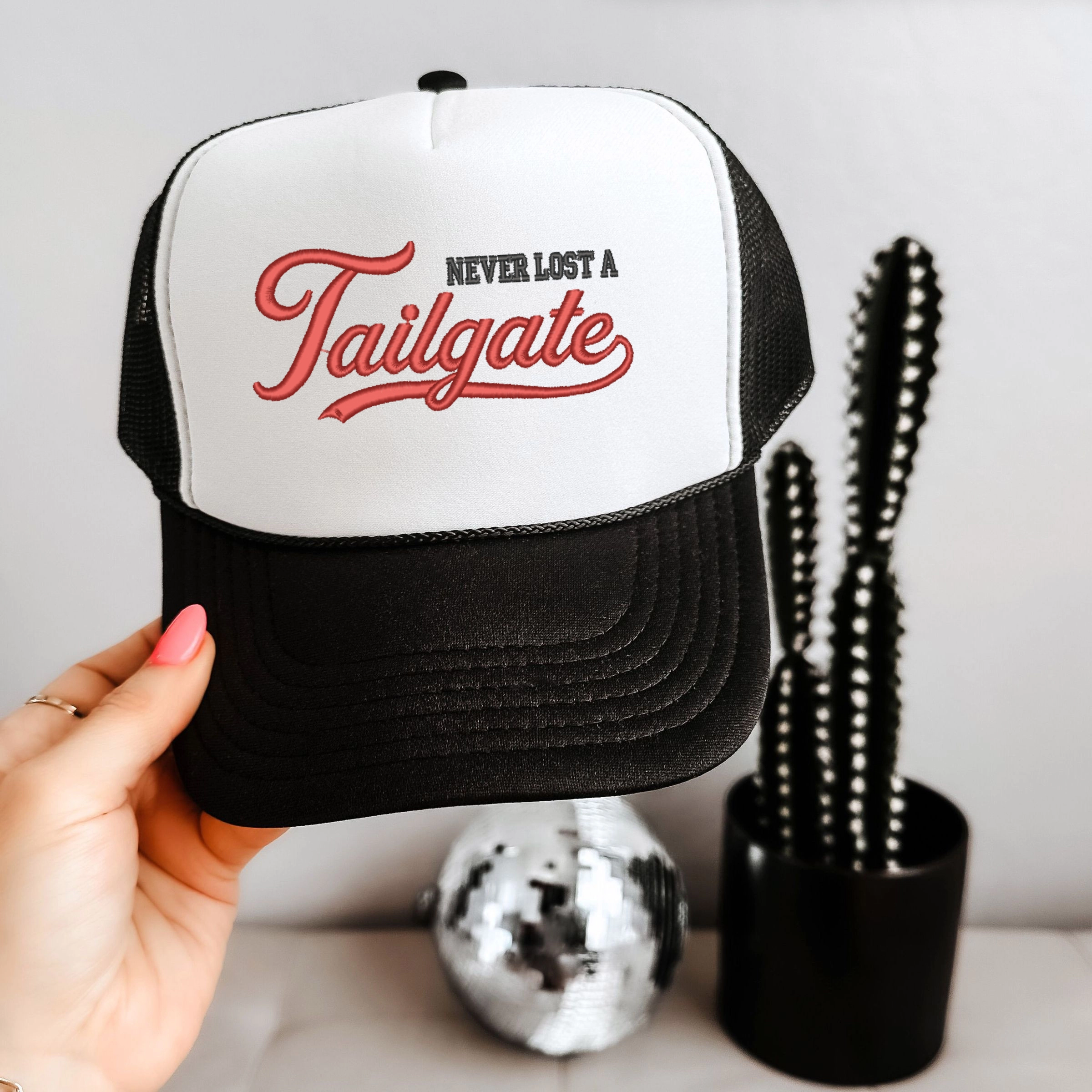 The Juniper Shop - Youth Graphic Foam Trucker Hat Embroidered Never Lost A Tailgate