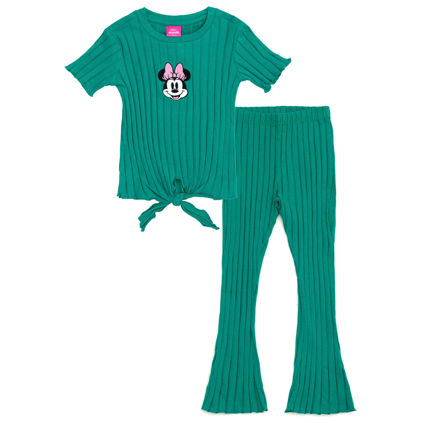 Disney Girls' 2-Piece Tee and Flare Pants Set