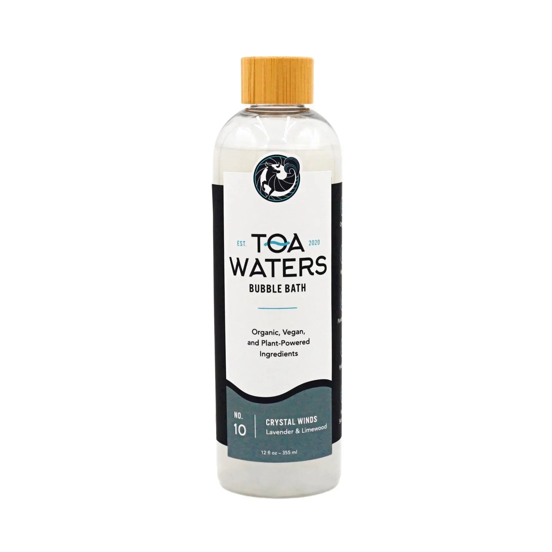 TOA Waters Unisex Bubble Bath - Crystal Winds - Lavender and Lime Wood