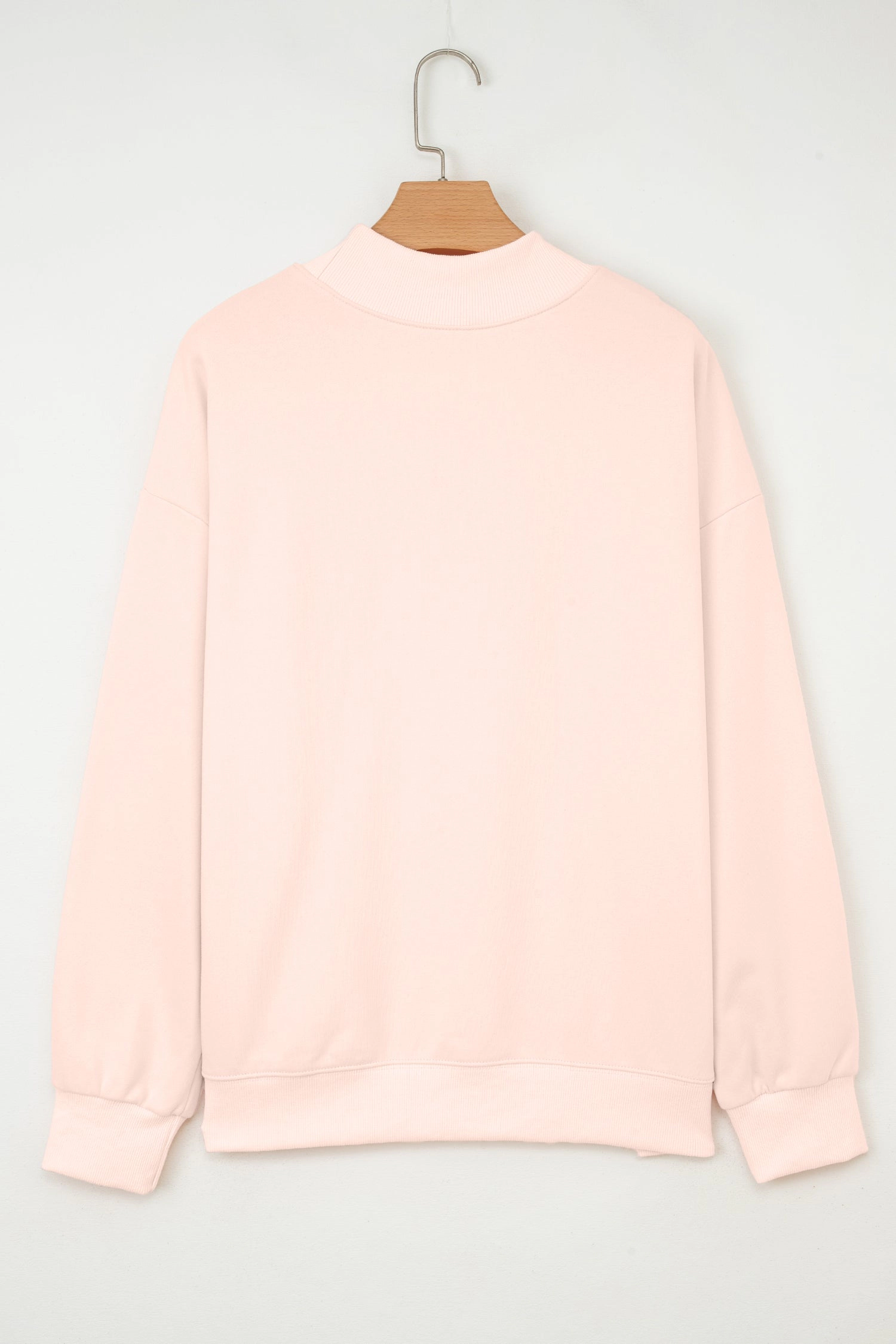Threaded Pear Women's Ensley apricot Oversize Mock Sweatshirt