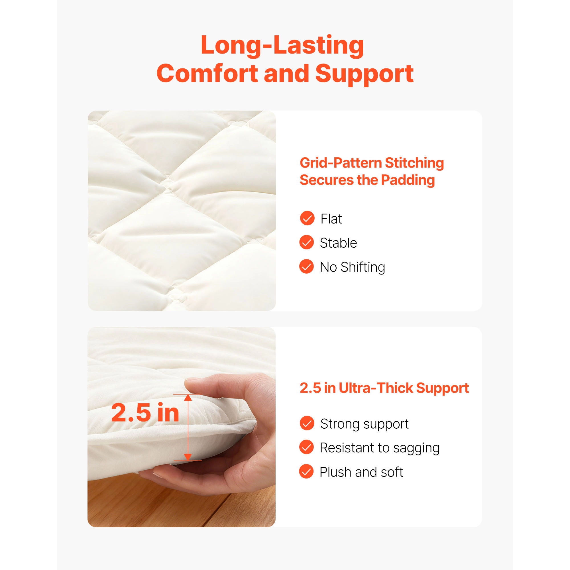 HONGGE Japanese Tatami Mat Foldable Japanese Tatami Mattress Futon Mattress with Storage Bag & Fastener 9-Layer Floor