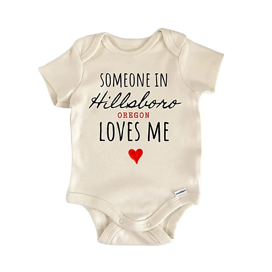 NOFO VIBES Unisex Hillsboro Oregon Baby Gift Baby Bodysuit